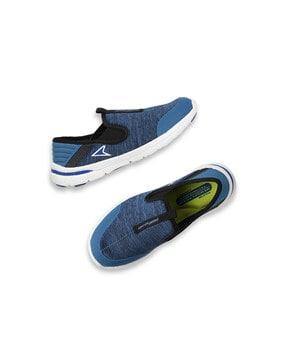 panelled slip-on casual shoes