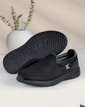 panelled slip-on casual shoes