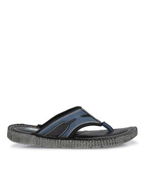 panelled slip-on sandals