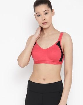 panelled sports bra