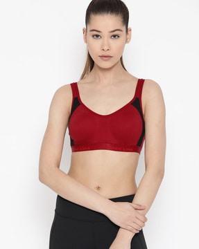 panelled sports bra