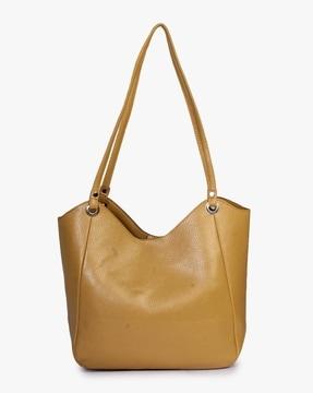 panelled tote bag