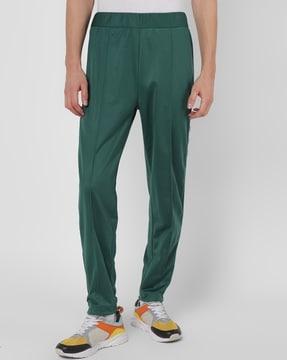 panelled track pants with contrast side taping