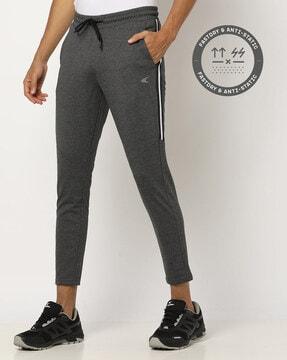 panelled track pants with insert pockets