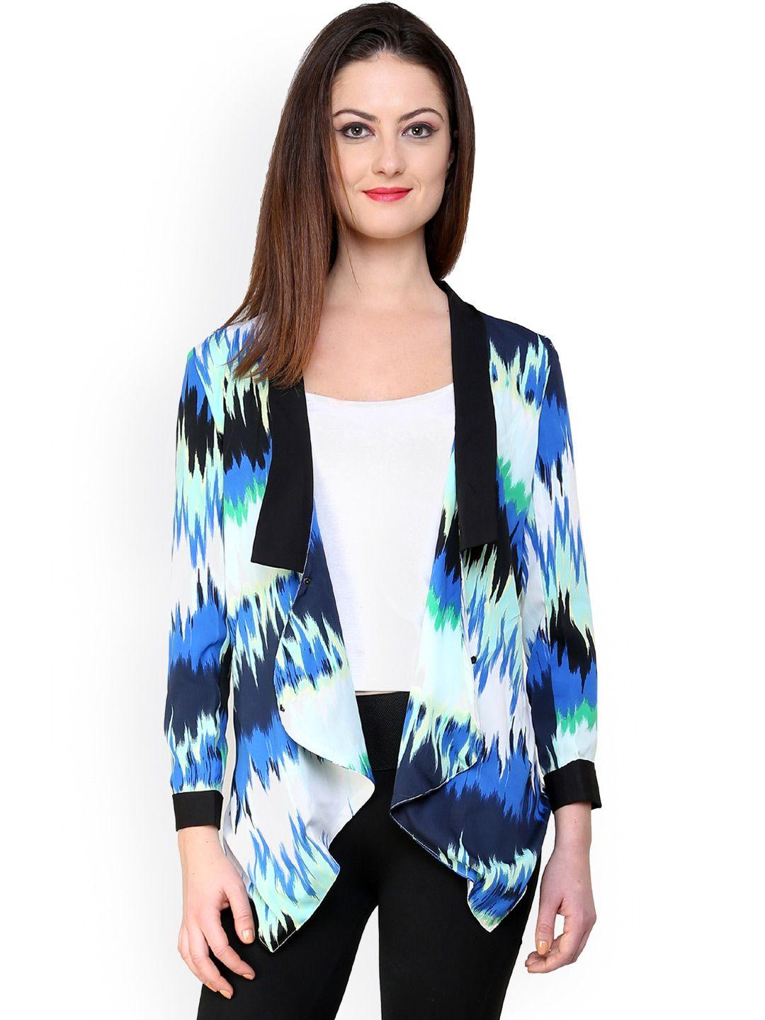pannkh multicoloured printed blazer