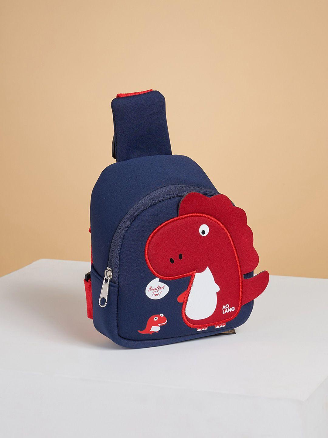 pantaloons junior boys crossbody backpack with applique detail