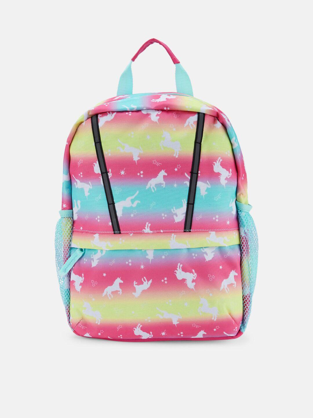 pantaloons junior girls unicorn printed backpack