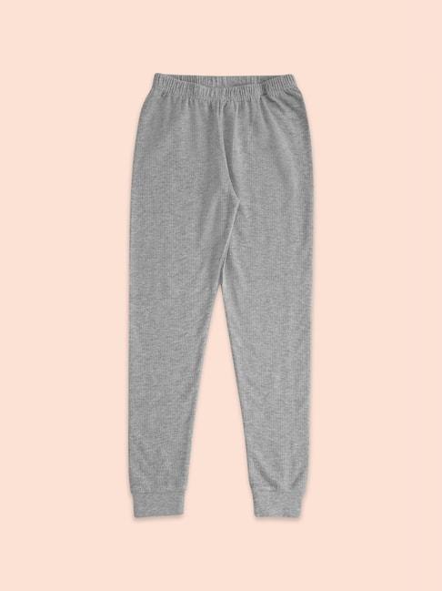 pantaloons junior grey regular fit thermal pants