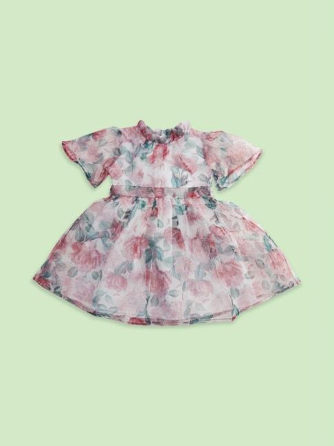 pantaloons junior multicolor cotton floral print dress