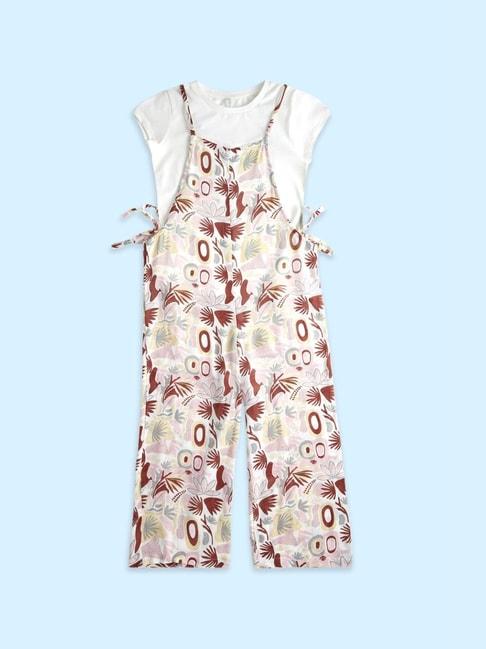 pantaloons-junior-multicolor-cotton-printed-jumpsuit-set