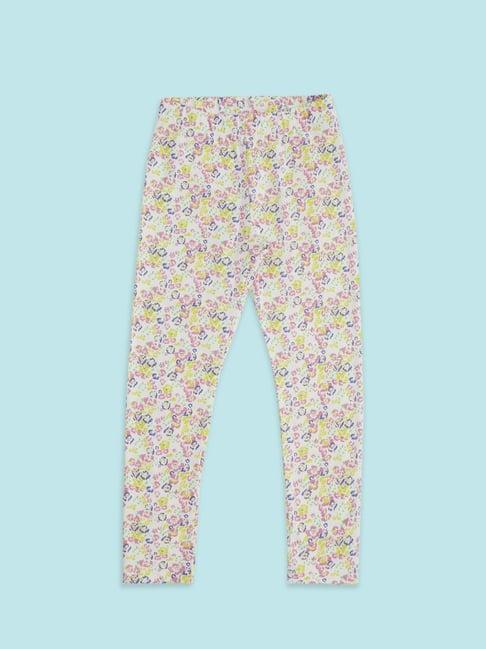 pantaloons junior multicolor floral print leggings