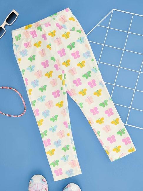 pantaloons junior multicolor printed jeggings