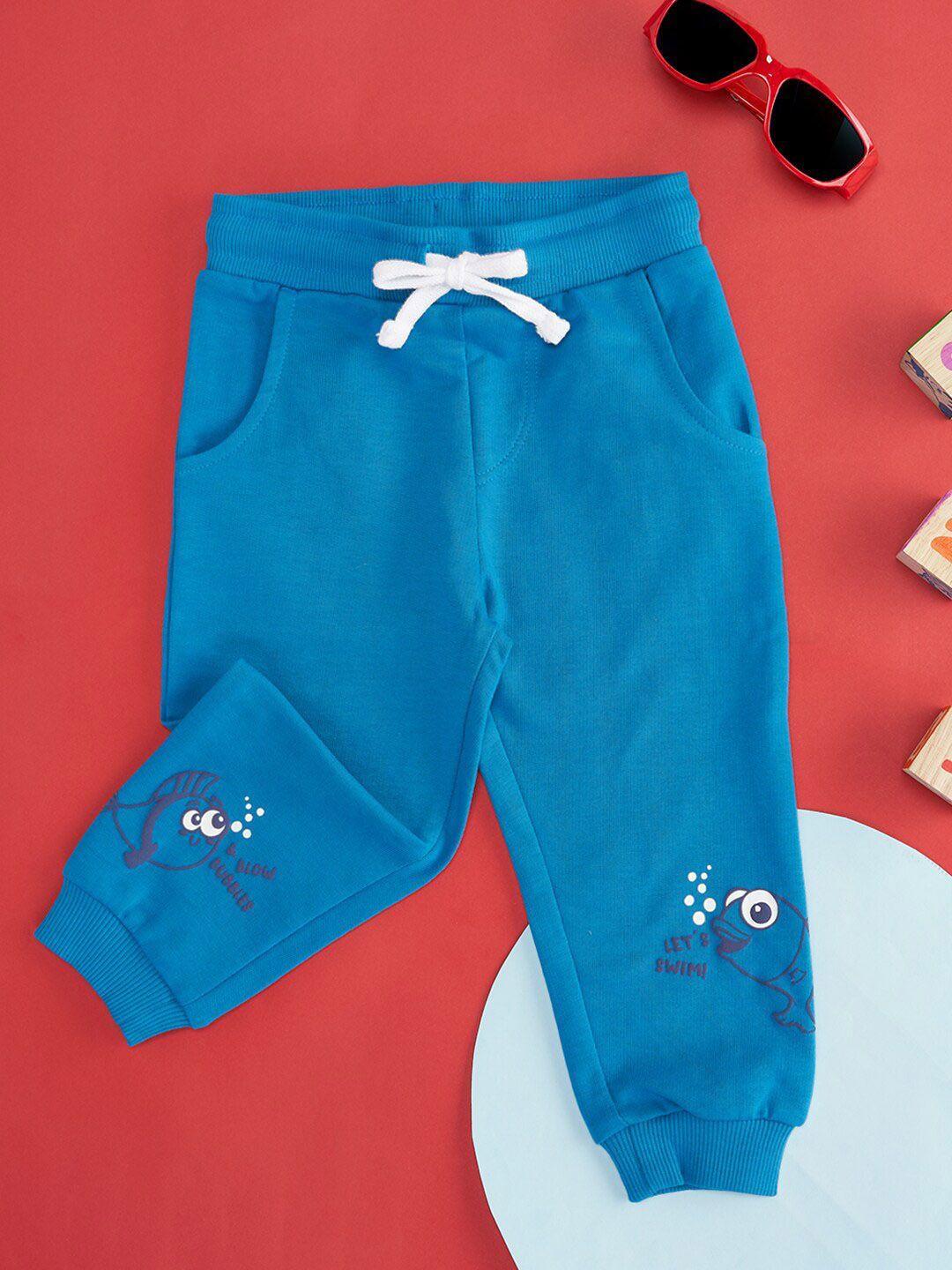 pantaloons baby boys graphic printed cotton joggers