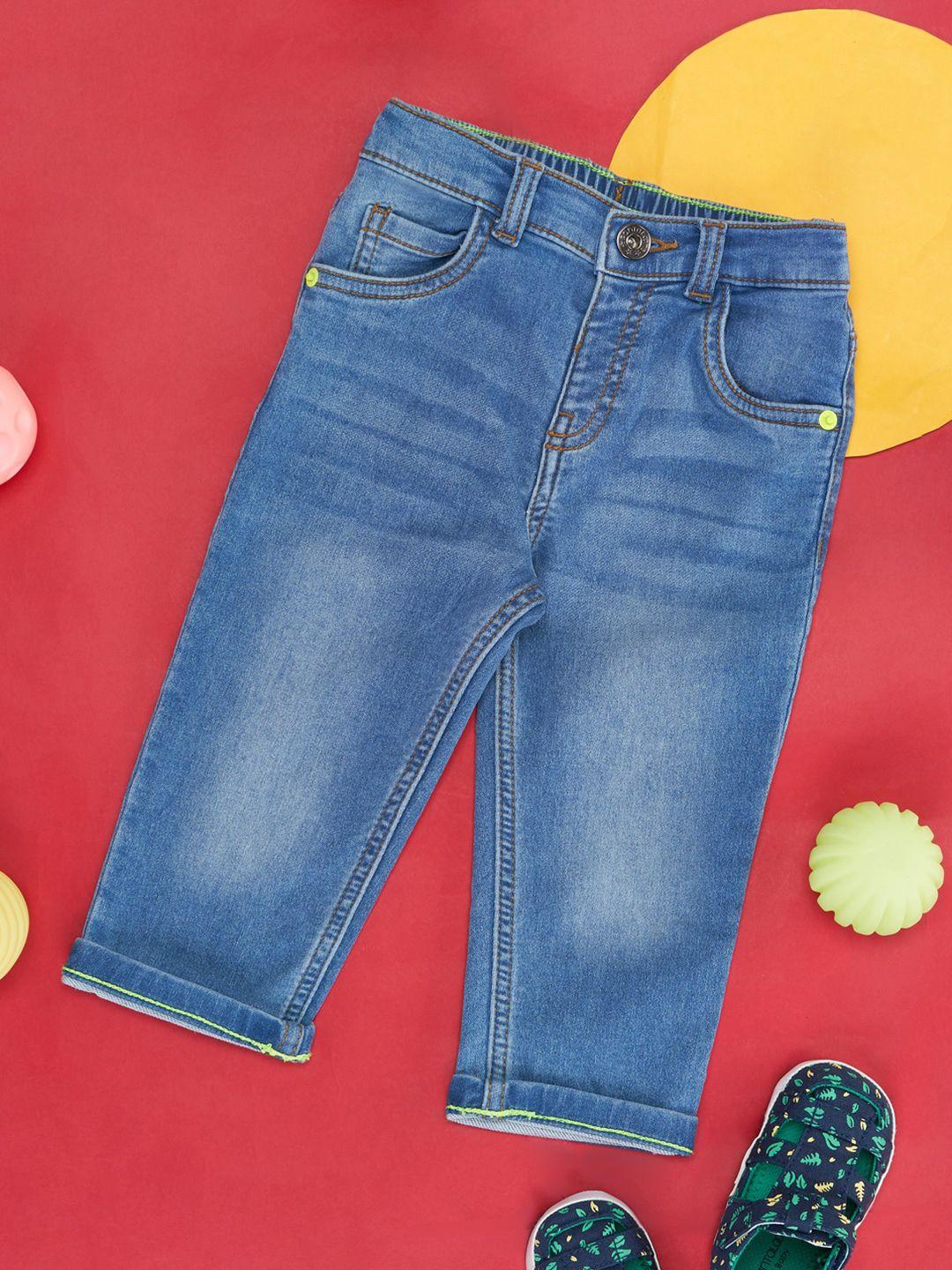 pantaloons baby boys light fade jeans