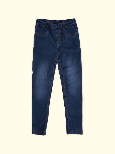 pantaloons junior blue regular fit jeans