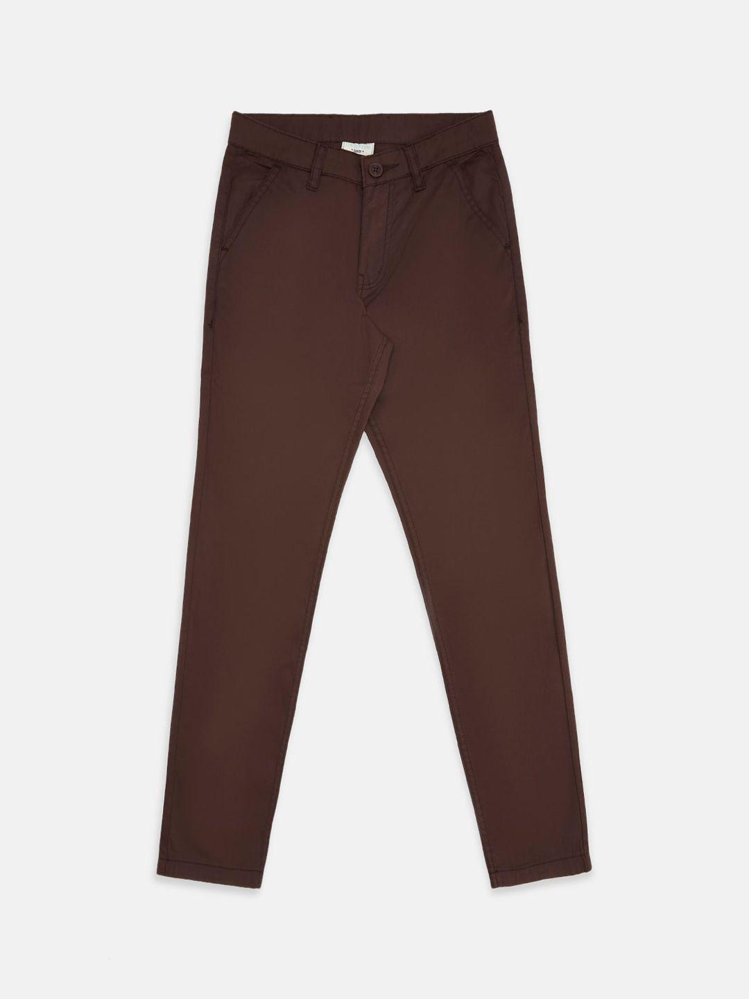 pantaloons junior boys cotton chinos trousers