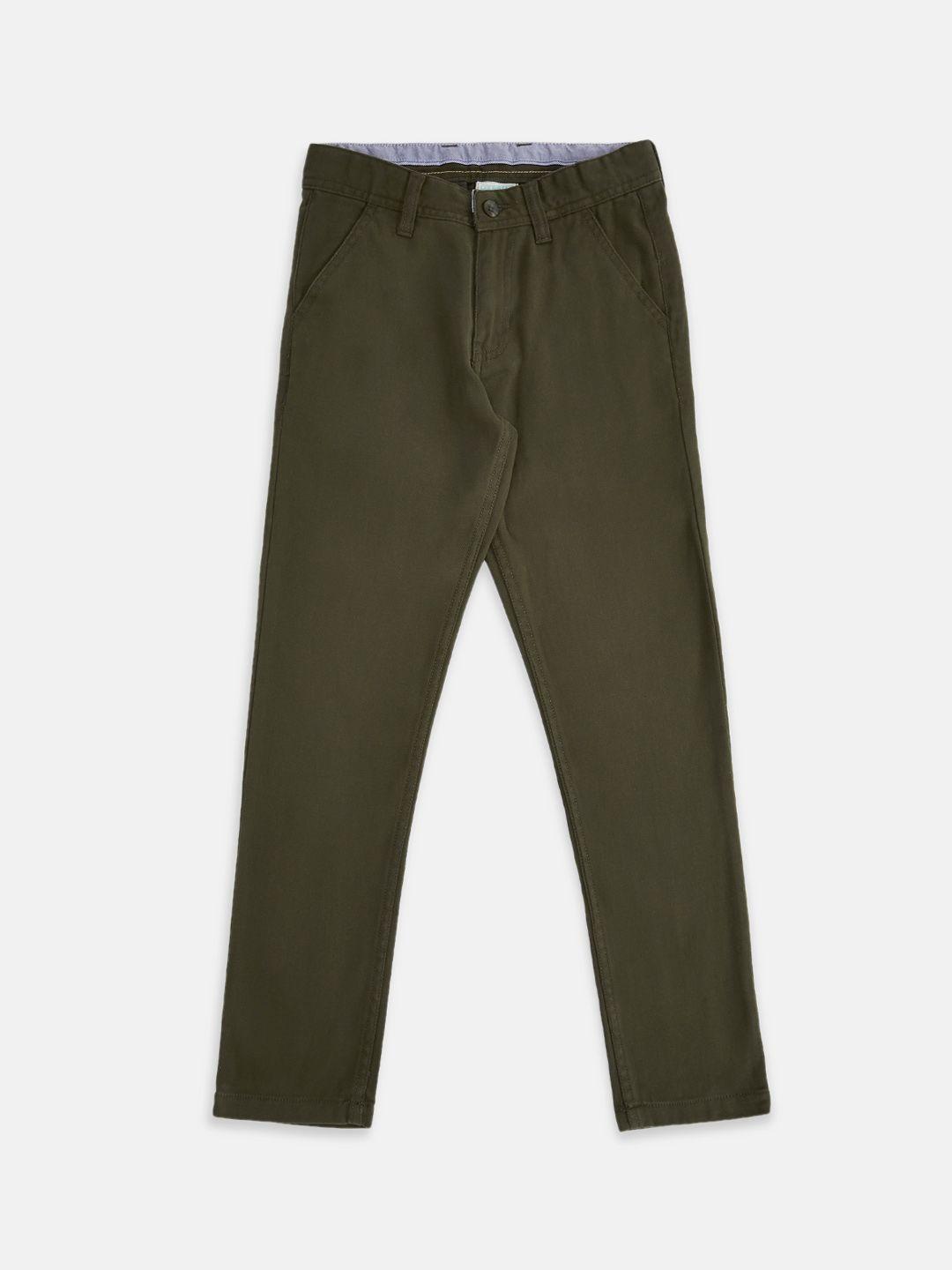 pantaloons junior boys cotton trousers