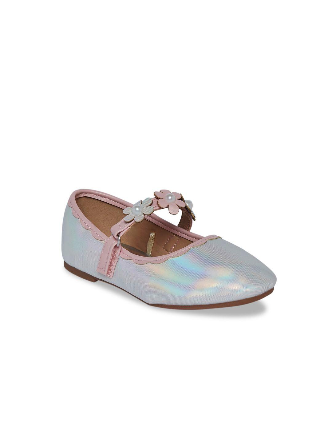 pantaloons junior girls multicoloured embellished party ballerinas flats