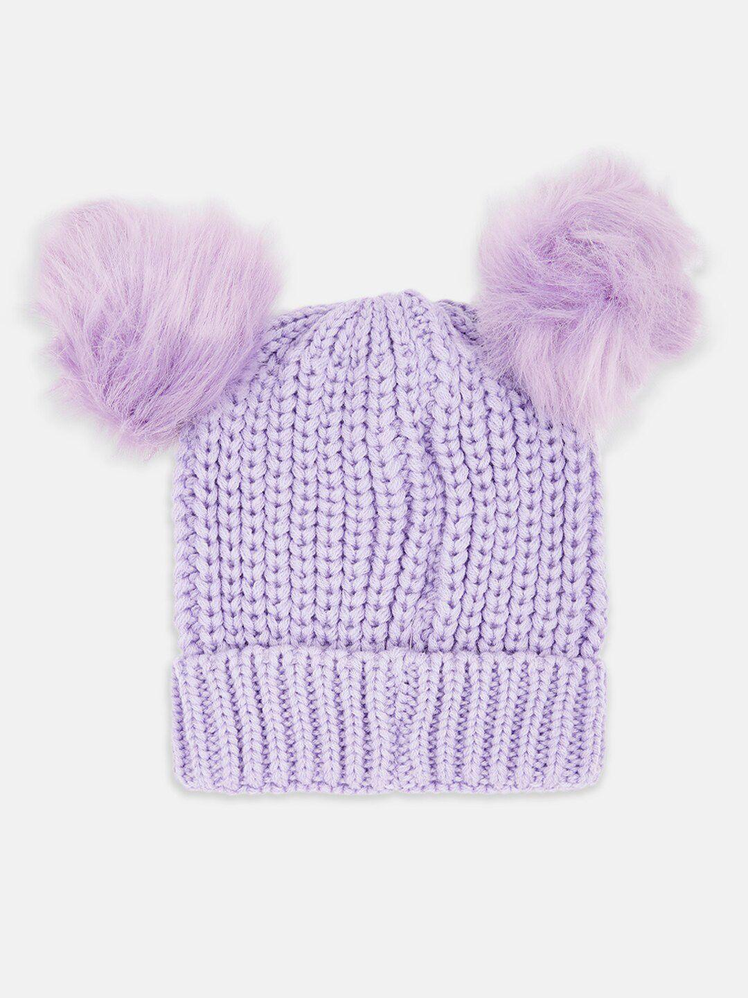 pantaloons junior girls self design beanie