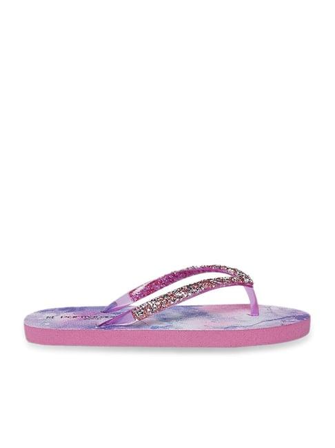 pantaloons junior multicolor flip flops