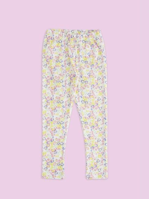 pantaloons junior multicolor floral print leggings