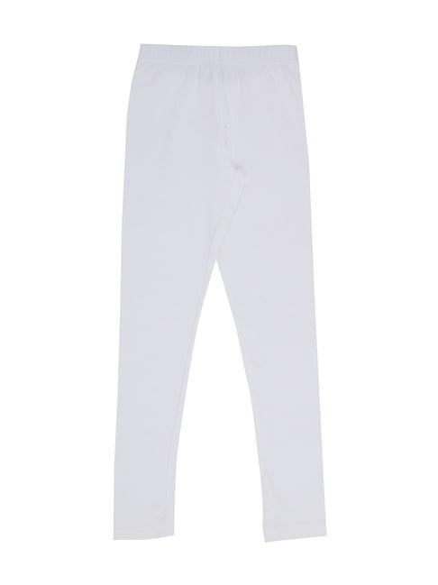 pantaloons junior white cotton leggings