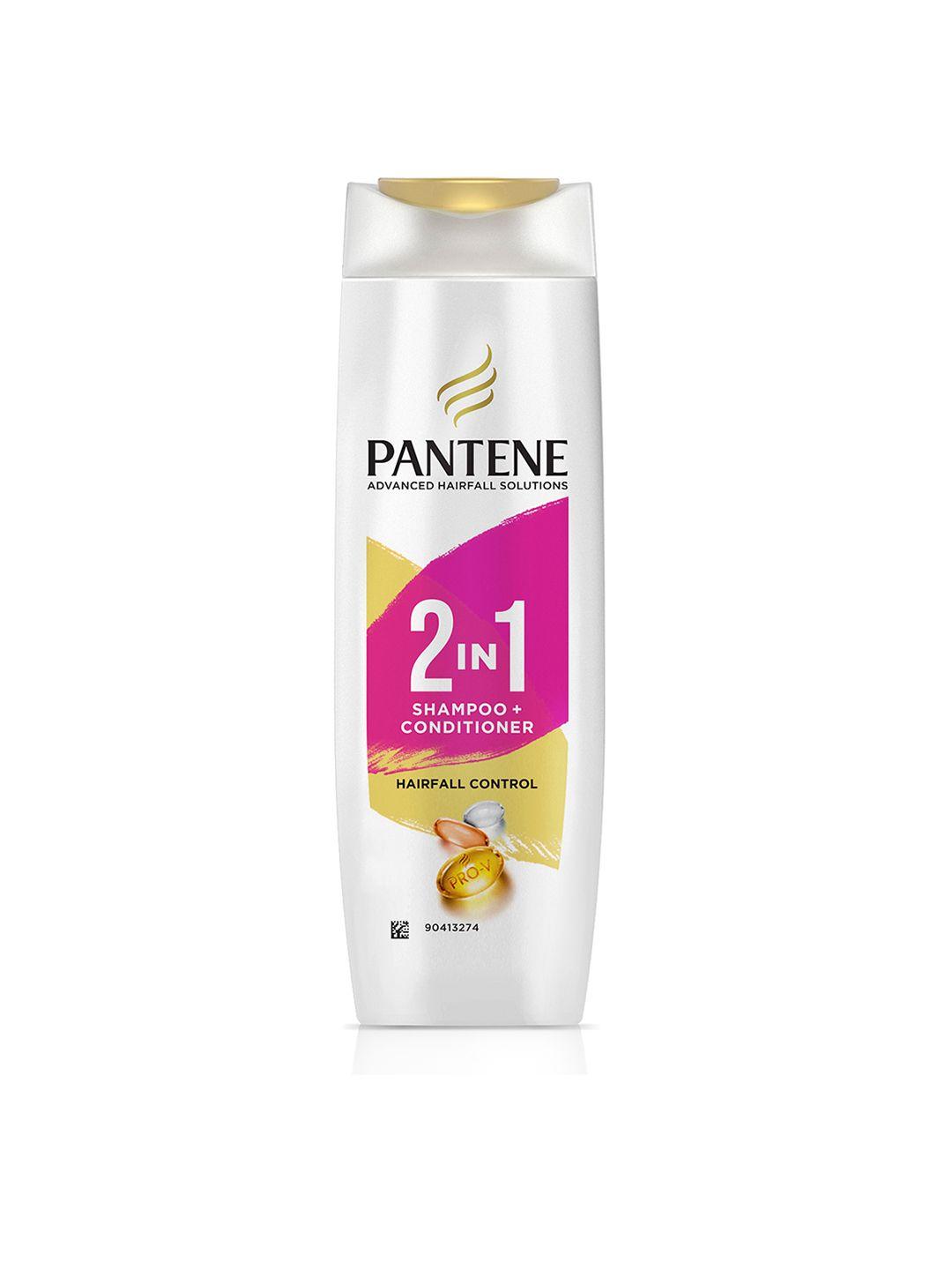 pantene 2 in 1 hairfall control shampoo + conditioner, 340 ml