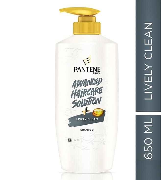 pantene advanced hair care solution lively clean shampoo - 650 ml
