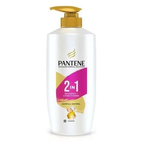 pantene advanced hairfall solution 2 in 1 hair fall control shampoo + conditioner, 650 ml