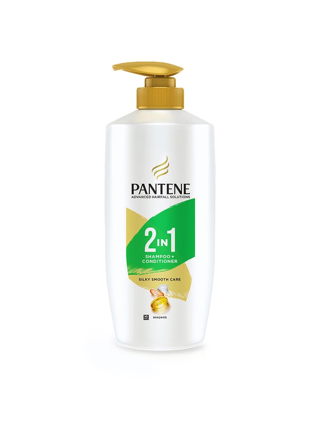 pantene advanced hairfall solution 2-in-1 silky smooth care shampoo + conditioner - 1 l