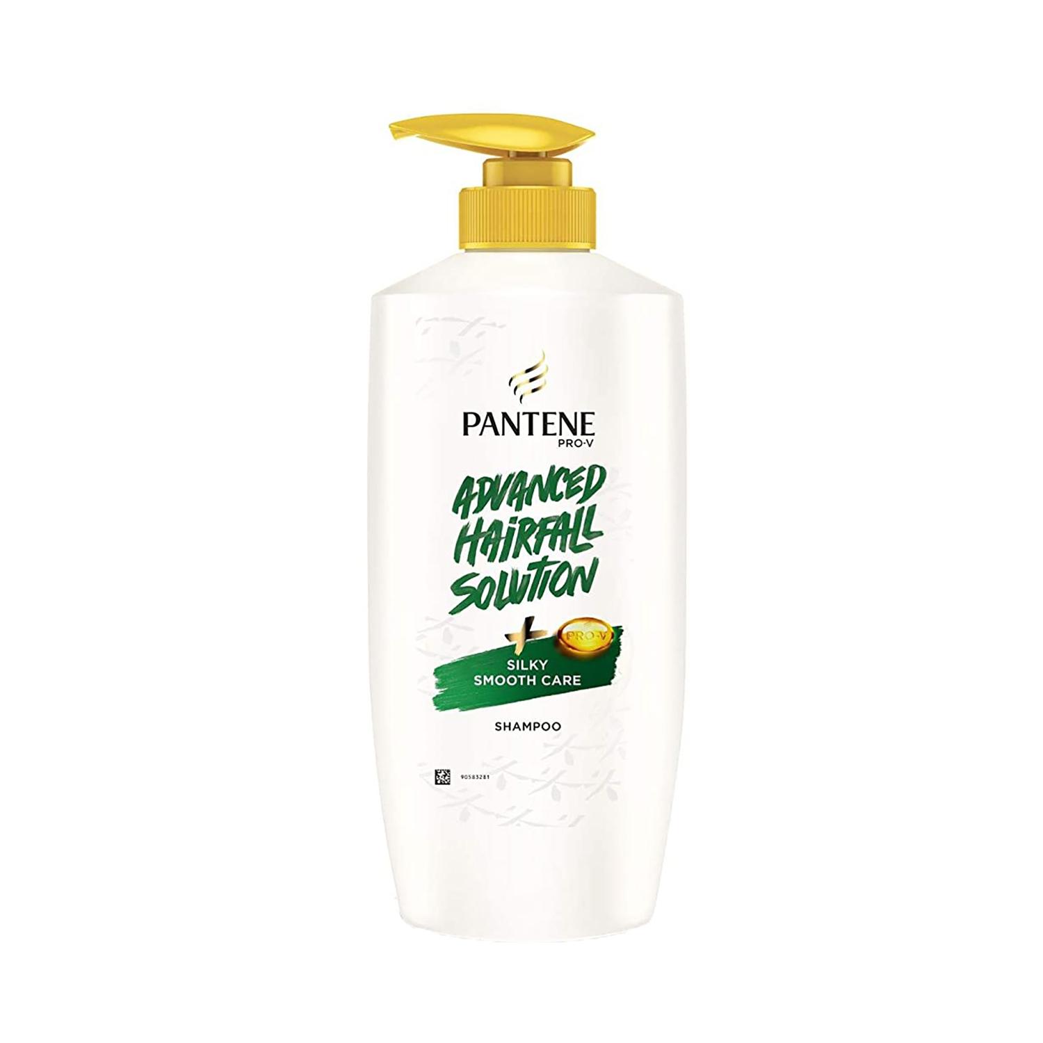 pantene advanced hairfall solution anti-hairfall silky smooth shampoo (650ml)