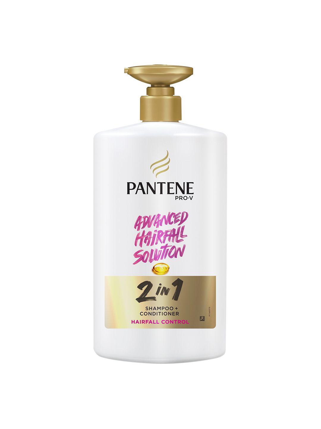 pantene pro-v advanced hairfall solution 2 in 1 hairfall control shampoo + conditioner- 1l