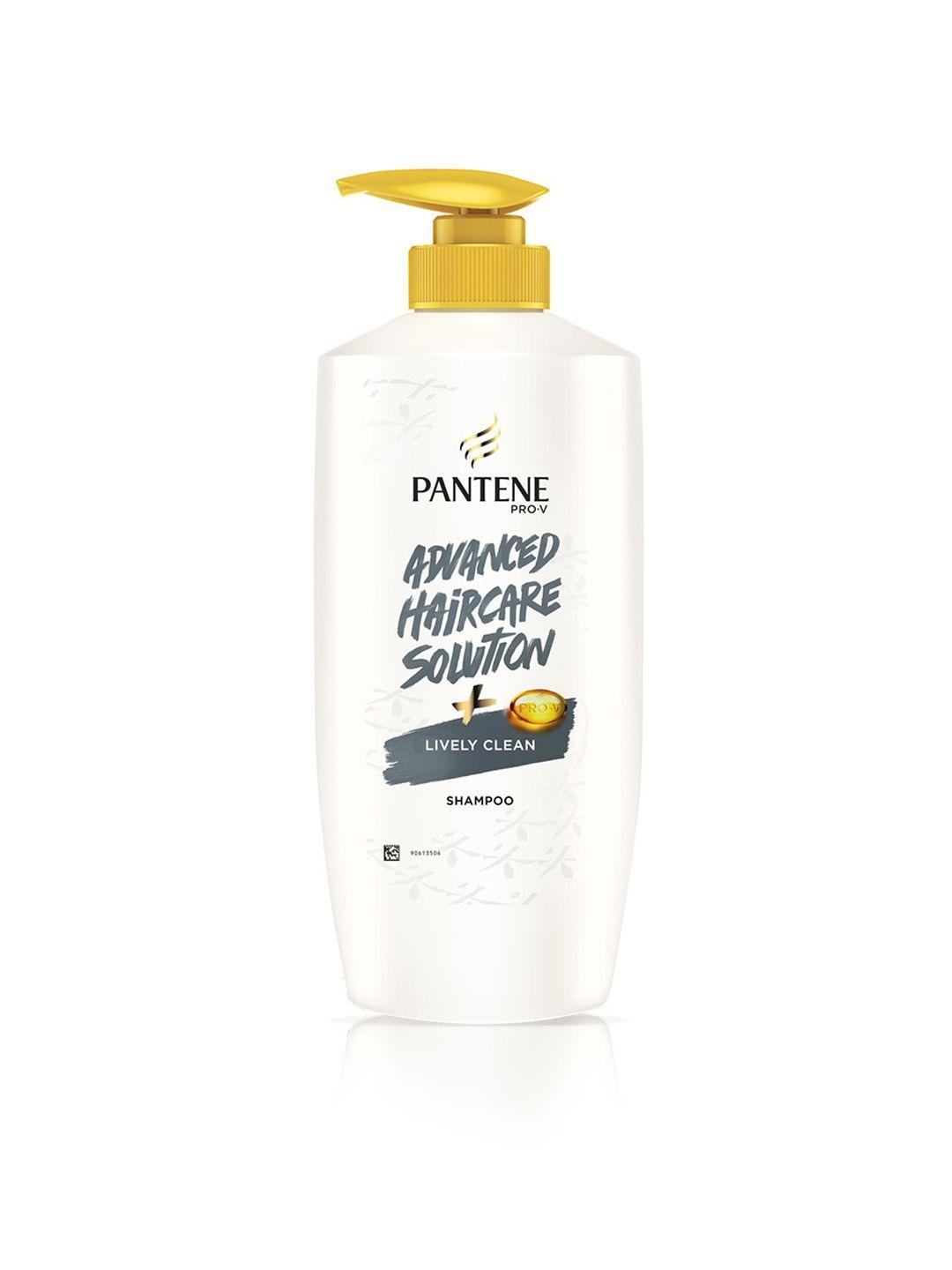 pantene unisex advanced hair care solution lively clean shampoo 650 ml