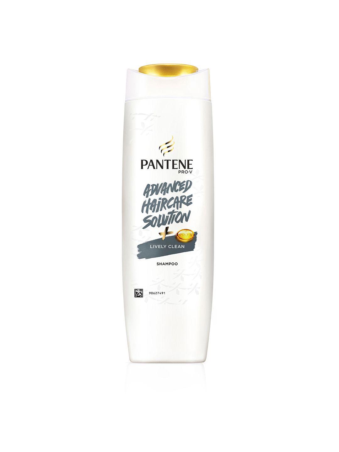 pantene unisex advanced hair care solution lively clean shampoo with pro-vitamin 90 ml