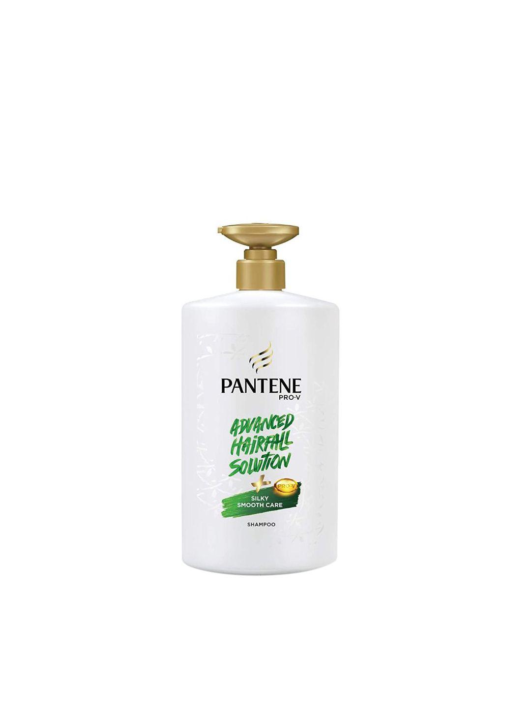 pantene unisex pro v advanced hairfall solution + silky smooth care shampoo 1 litre