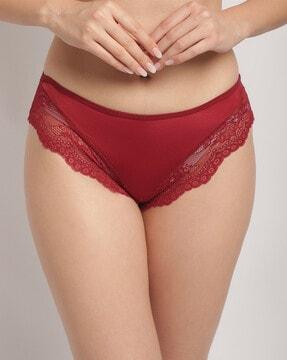 panties with lace detail
