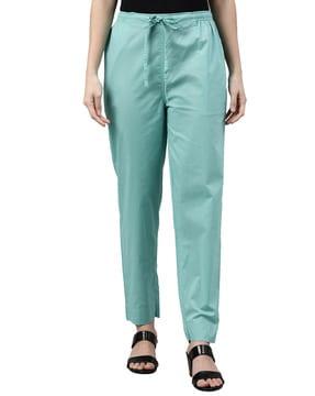 pants with drawstring waist & insert pockets