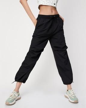 pants with elasticated drawstring waist