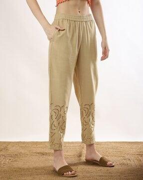 pants with elasticated waist