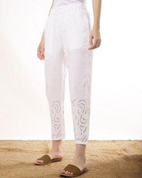 pants with elasticated waist