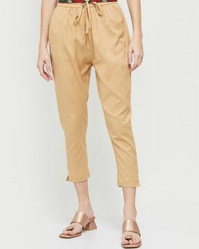 pants with elasticated waistband