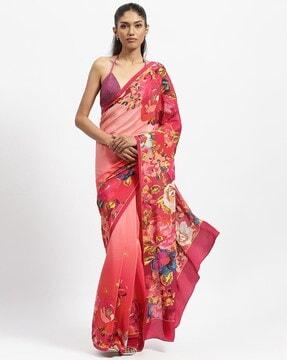 papa don't peach embellished saree