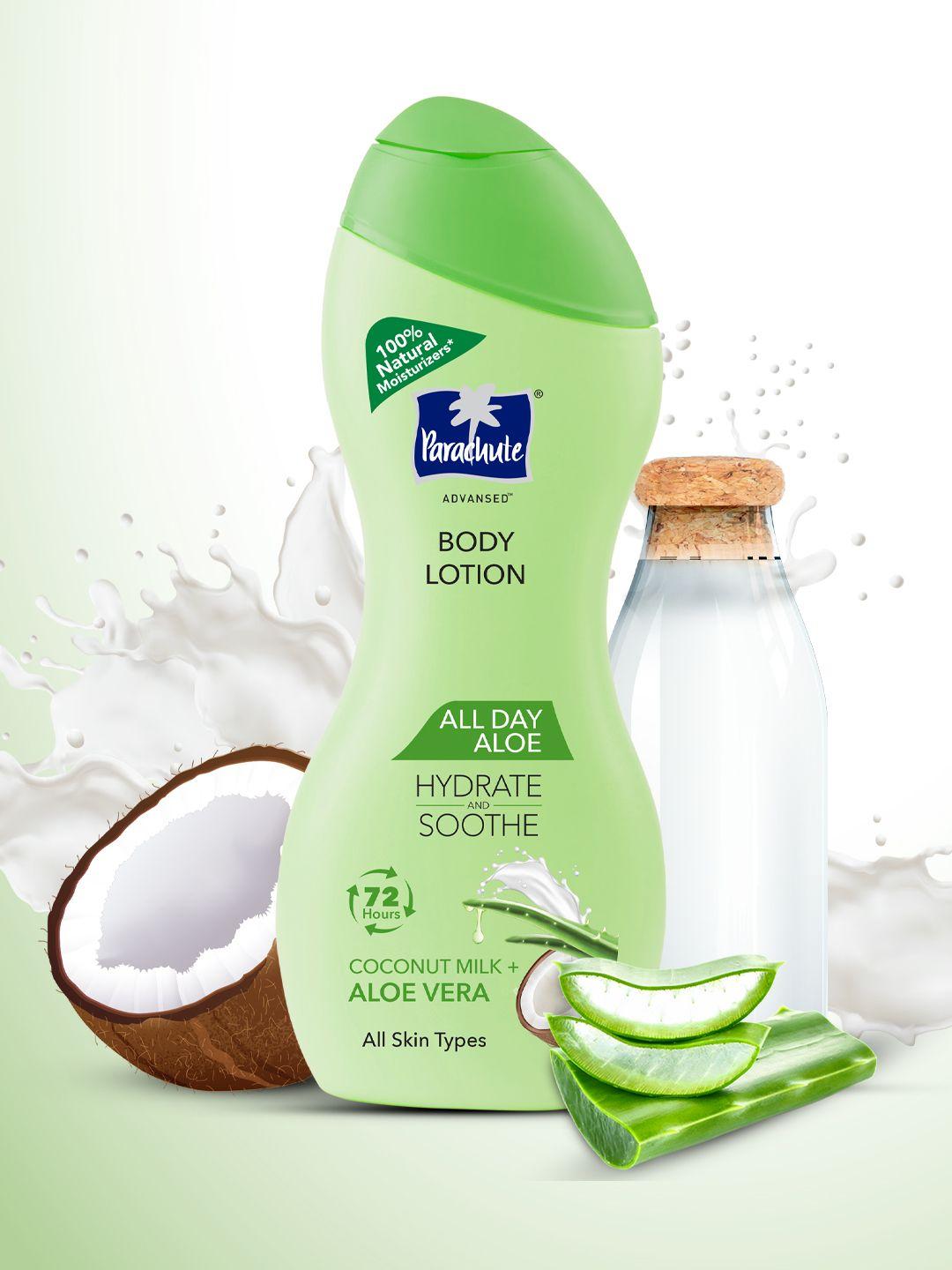 parachute advanse refresh body lotion with coconut milk & mint extract 250 ml