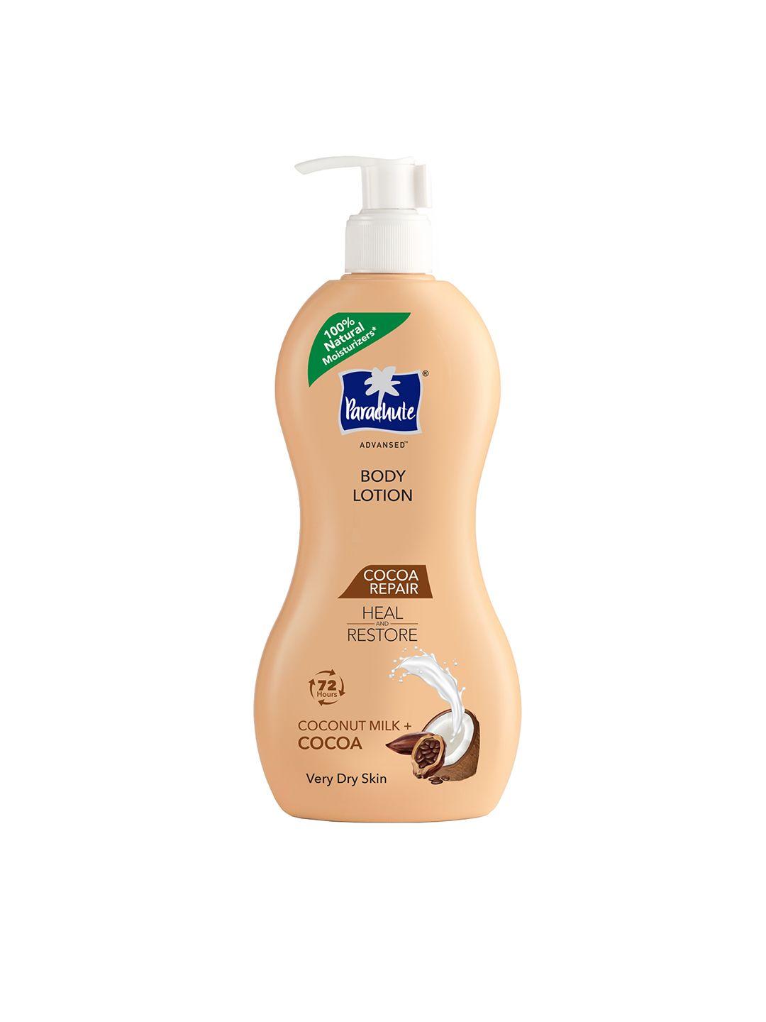 parachute advansed cocoa repair intense moisture body lotion for very dry skin 400 ml