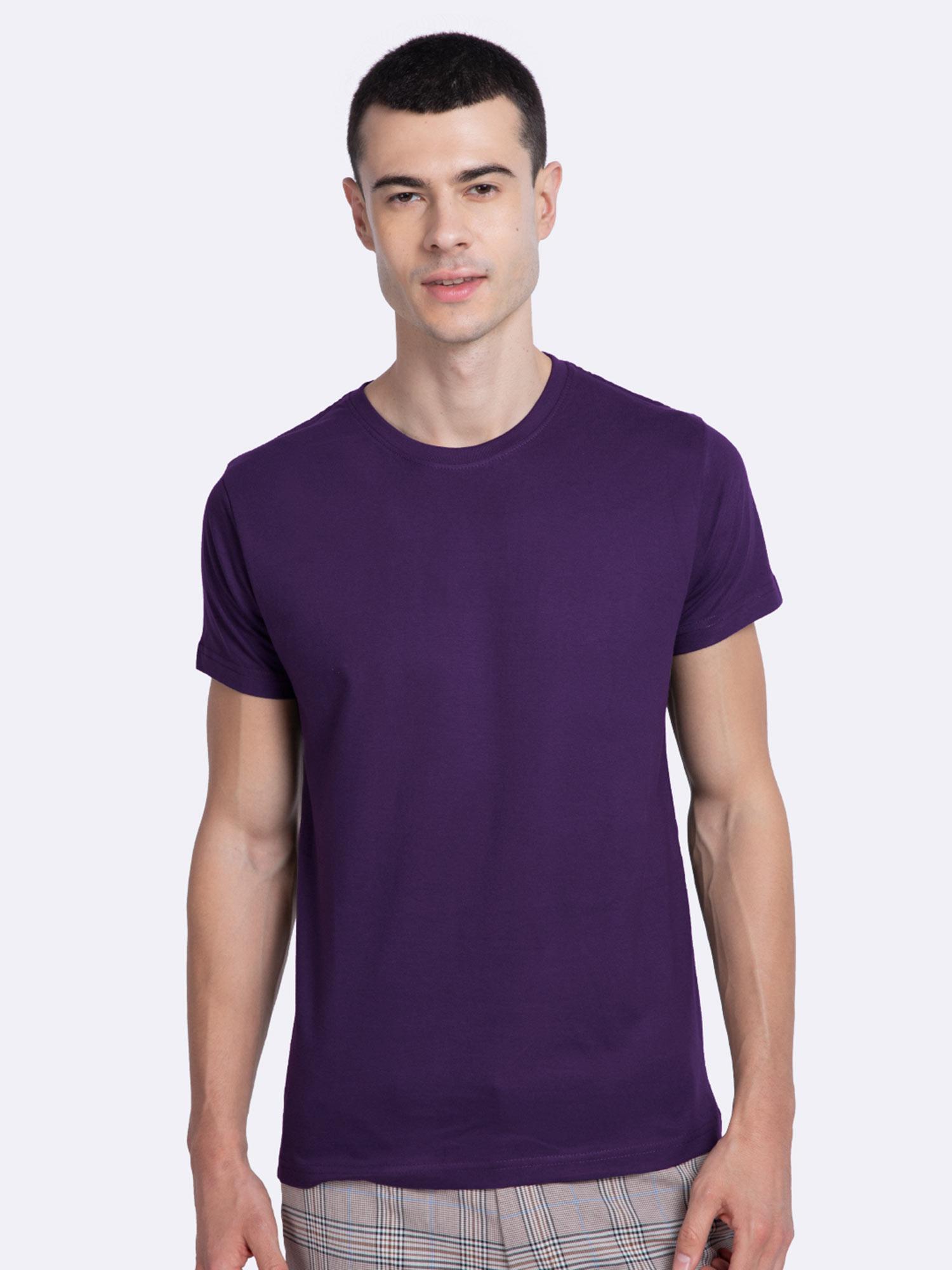 parachute purple half sleeve t-shirt