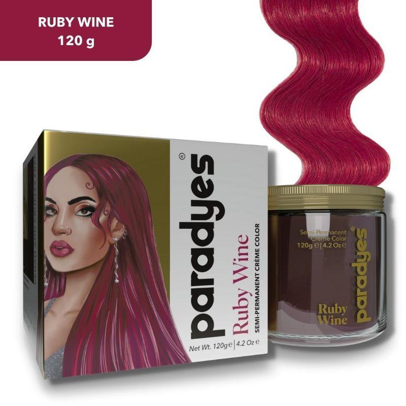 paradyes ammonia free semi-permanent hair color jewel tone series