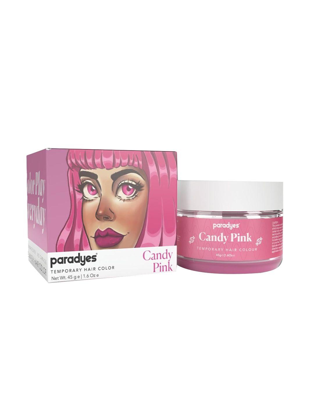 paradyes temporary one wash hair color 45 g - candy pink