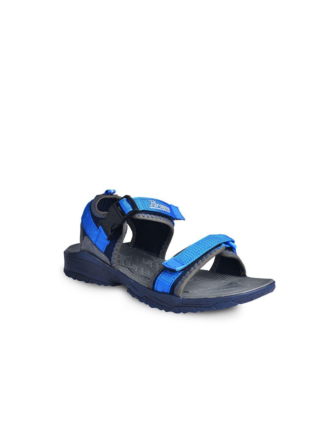 paragon men blue & black sports sandals