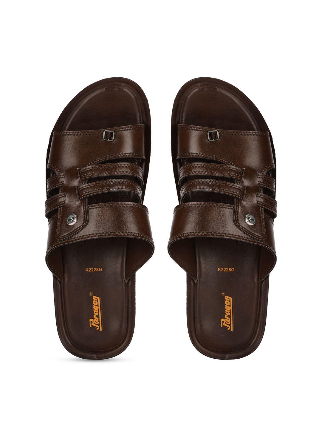 paragon men anti-skid sole & sturdy construction comfort sandals