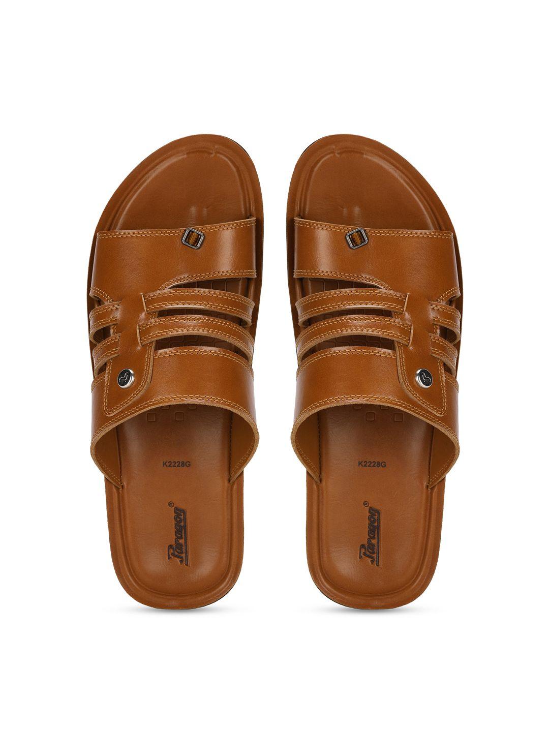 paragon men anti-skid sole & sturdy construction comfort sandals